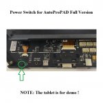 Power Switch Button For XTOOL AutoProPAD Full Version Programmer